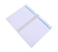 Didiseaon Financial Ledger Book with Wire Binding Smooth Cover Budget Planner for Daily and Monthly Tracking Undated Coil Notebook for Income Expense Management and Practical Finance