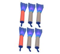 Didiseaon Finger Rockets Toy Set 6 Pcs Creative Finger Launchers for Boys and Girls Random Colors Flashing Lights Fun Party Supplies for Outdoor Activities