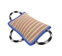 Didiseaon Flax Dog Bite Pillow with Handles for Puppy Tug Training Lightweight Portable Interactive Tug of War for Enhanced Handler Dog Communication and Cooperation