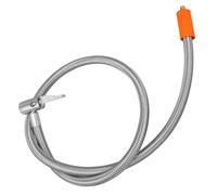 Didiseaon Flexible Stainless Steel Pump Extension Hose Quick Inflator Compressor Connector for Car Motorcycle Bicycle Tire Inflation Air Hose Adapter