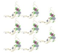 Didiseaon Flower Embroidery Applique, Fabric Material Sewing Iron on Patch 8pcs Easy to Sew and Can Be Ironed Features for Clothes Bag Dress, for Embellishing Bag and Projects for