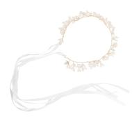 Didiseaon Flower Headband Crystal Wedding Hair Piece Bridal Party Accessory Goddess Headpiece