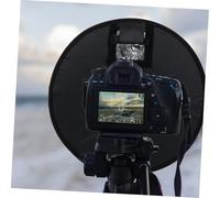 Didiseaon Foldable Ring Shape Diffuser Sock for Flash Photography Video Light Portable Softbox with Opening and Reflective Interior for Studio and Macro Lighting