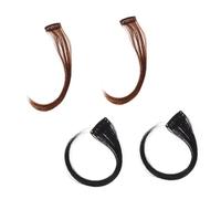 Didiseaon Front Side Bang Wig 4pcs Girl Extension Hair Wig Women Hair Bangs Fashionable