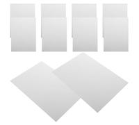 Didiseaon Frosted Plastic Sheets Flame Retardant with Fire-resistant Safety 20pcs White Pp Material for Picture Frame and Display Projects for Creative Art and Furniture Surfaces