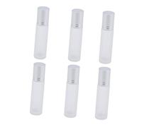 Didiseaon Frosted White Glass Roller Ball Bottles for Aromatherapy Oil 6pcs 10ml Roll on Bottles with Lid Suitable for Essential Oils and Perfume Application