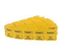 Didiseaon Fundraising Raffle Tickets 100Pcs Bright Colored Entry Tickets for Games and Carnival Events for Parties and Activity Centers