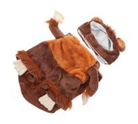 Didiseaon Funny Dog Monkey Costume for Small Dogs and Puppies, Polyester Pet Coat Jacket Clothes with Standing Pose Design, Comfortable and Easy to Wear for Indoor Photography and Holiday