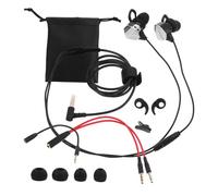 Didiseaon Gaming Earbuds with Mic Noise Reduction Wired In-ear Headphones for PC Computer Mobile Devices Lightweight Design for Immersive Sound and Clear Voice Communication