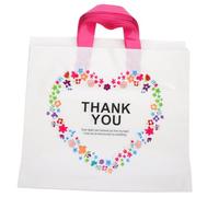 Didiseaon Garment Handbags with Delicate Pattern Portable 50pcs Made of Sturdy Pp Material and Christmas Party Packaging Easy to Store and Carry, for Self-driving Trips