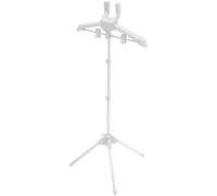 Didiseaon Garment Hanger for Steaming Clothes Foldable Aluminum Alloy Steamer Stand with Telescopic Rod and Clips Portable Ironing Rack for Coats Shirts Suits Windbreakers Woolen Coats