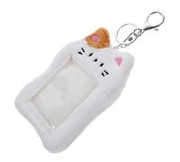 Didiseaon Giant Plush Cat Card Holder Id Card Credit School Bus Office Library Holder Plush Storage Case