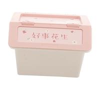 Didiseaon Girls' Heart Storage Box Plastic Small Storage Container Lid for Makeup Lipsticks Eye Shadows Office Supplies Dorm Room Rvs