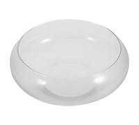 Didiseaon Glass Fish Bowl, Clear Round Desktop Aquarium Tank for Goldfish, Transparent Plant Pot Clear Round Fish Tank Tortoises and Hydroponic Plants, Home Office Garden Decor