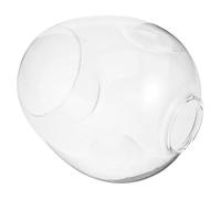 Didiseaon Glass Lamp Shade with Concave Texture and Excellent Transparency Convenient Replacement Accessory for Pendant Light for Living Room Decoration and Interior Lighting