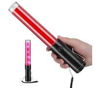 Didiseaon Glow Sticks Party Packs: Glow in the Dark Party Supplies Light up Sticks for Concert Cheering Traffic Glowsticks with Hook Red Luminous Safety Light for Emergency Crowd Control