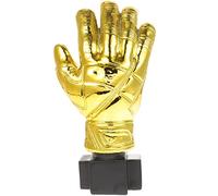 Didiseaon Golden Glove Trophy: Football Trophy Cup Award for Goalkeepers Gold Glove Soccer Trophies Match Award Mugs with Base for Sports Office School Kindergarten
