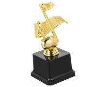 Didiseaon Golden Plastic Music Award Trophy Lightweight Contest Trophy for Primary School Competition and Game Reward Symbol of Honour Commemorative Value