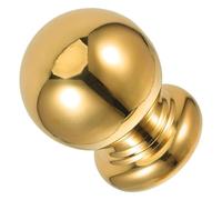 Didiseaon Golden Stainless Steel Dome Deck Post Caps with Decorative Ball Top Easy Install Fence Post Finials for Garden Fence Gate Staircase Enhancing Outdoor Aesthetics