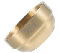 Didiseaon Golden Stainless Steel Pentagram Sacrifice Bowl with Smooth Surface and Unique Shape, Altar Decoration for Worship and Rituals in Homes and Temples