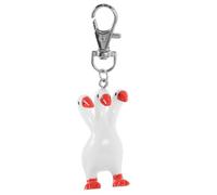 Didiseaon Gothic Animal Three-Headed Goose Keychain 17G Decorative Pendant Bag Hanging Accessory for Backpacks and Car Keys Random Style