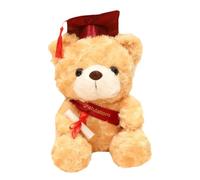 Didiseaon Graduation Plush Bear Stuffed Animal Soft with Graduation Cap and Robe Lovely Graduates Cute Companion Plush for Bedroom and Home Decor