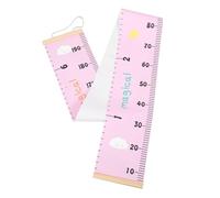 Didiseaon Growth Chart Wall Hanging Height Ruler with Thick Canvas Height Measure Decor for Nursery and Bedroom Easy Setup Hanging Wall Decal for Tracking S Growth Milestones