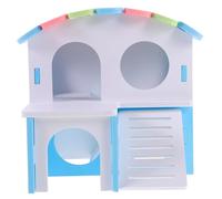 Didiseaon Guinea Pig Hideout House Small Animal Villa for Hamsters and Rats Cozy Sleeping and Hiding Tunnel Accessory Decorative Playhouse for Happy Pets