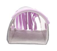 Didiseaon Guinea Pig Hideout Tunnel Small Pets Cozy Nest Tassel Design Comfortable Hideaway for Hamsters Rabbits Chinchillas Cage Accessory Safe Resting Place