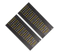 Didiseaon Guitar Fretboard Stickers Fade-Resistant and Tear-Resistant Adhesive Decals 2 Sheets Black for Electric and Acoustic Guitar for Beginners to Mark Notes and Scales