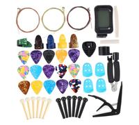 Didiseaon Guitar Repair Kit with Tuner String Winder Bridge Saddle Plastic and Alloy Tools for Acoustic Electric Guitar Maintenance Easy Replacement and Accessories