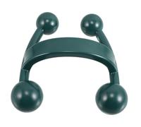 Didiseaon H-Shaped Self Back Massager with 3 Massage Balls, Portable Intensive Muscle Roller for Waist, Legs, Foot and Full Body Trigger Point Therapy