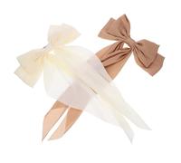 Didiseaon Hair Clips for Girls Big Bow Hair Clips Metal Fabric Suitable for Birthday Prom Party