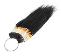 Didiseaon Hair Strands Practice Grey Hair Coverage Touch up Human Test Highlights Kit Samples Dyeing