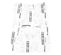 Didiseaon Hairdressing Gown Hairdressing Cape Reusable Plastic Barber Cape for Salon Hair Cutting Coloring and Perming Comfortable Fashion Design 165 X 145 CM