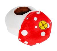 Didiseaon Hamster House Quiet and Good for Play Made of Soft Cotton Mushroom Shape Red Small Pet Nest Suitable for Cage Use and Everyday Life for Hamster and Guinea Pig
