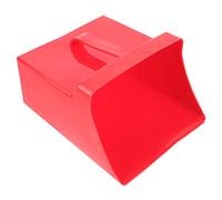 Didiseaon Handheld Dustpan for Desk Red Garbage Sweeper Table Cleaning Tool Multi-Function Home Scooper Lightweight and Portable
