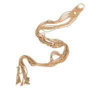 Didiseaon Handwoven Macrame Guitar Wall Mount Brown Bohemian Style Guitar Hanger Hook Holder for Acoustic Electric Ukulele Mandolin Functional Vertical Storage with Elegant Craftsmanship