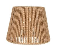 Didiseaon Handwoven Pendant Lampshade Hanging Ceiling Light Shade 6.88x5.31x4.91in Paper String and Iron Retro Elegant Design Creates Warm and Cozy Atmosphere Suitable for Home and Cafe