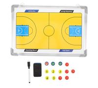 Didiseaon Hanging Aluminum Alloy Basketball Board for Coaches Portable Lightweight Passing Field Diagram Board with Fine Sand Surface for Training Game Planning and Teaching Sessions