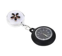Didiseaon Hanging Watch Fob Pocket Watch with Black Zinc Alloy Case, Stable and Portable Design, Creative Style for Women Nurses, Christmas
