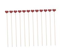 Didiseaon Heart Shaped Accessories 12 Pack Diffuser Sticks for Home Decor Aromatherapy Supplies