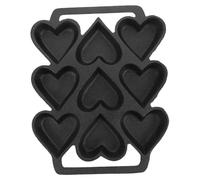 Didiseaon Heart Shaped Cake Baking Pan Dark Nonstick Mold for DIY Desserts Household Kitchen Use