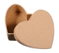 Didiseaon Heart Shaped Paper Box for Treats and Small Items, Khaki Colour with Elegant Design, Versatile Packaging for Mother's Day and Special Occasions, Charming Heart Shape Box for Gift