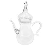 Didiseaon Heat-Resistant Tea Maker Tea Serving Pot Middle East Style 11.00x3.54x3.54in High Borosilicate Glass with Infuser Decorative