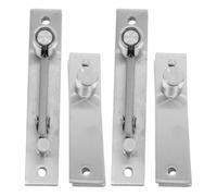 Didiseaon Heavy Duty Stainless Steel Pivot Hinges for Cabinet Doors Top and Bottom Self Locking Hinges with Robust Structure for Versatile Usage and 180 Degree Rotation