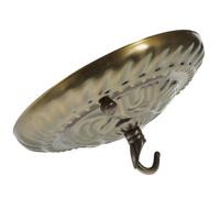 Didiseaon Heavy Duty Vintage Style Ceiling Light Canopy Cover Plate with Strong Iron Construction and Secure Mounting for Chandelier and Pendant Fixtures Retro Design for European and