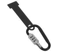 Didiseaon Helmet Lock Bracket Scooter Helmet Supply Cycling Lock Motorbike Chin Strap D-Ring Strap D-Ring Motorcycle Accessories Iron Black
