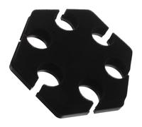 Didiseaon Hexagonal Microphone Stand Tray Sponge Organizer for Stage Live Performances Multi Mic Holder Storage Display Rack