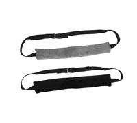 Didiseaon High Chair Strap and Infant Stroller Belt for Baby Safety, Adjustable Two-piece Set with Protective Padding, Portable Infant Harness for Travel and Dining Chairs (Black Grey